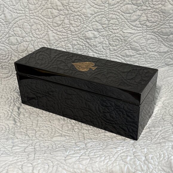 Armand De Brignac Rose Ace Of Spades Black Lacquer Champagne Box Case ONLY - Picture 5 of 10